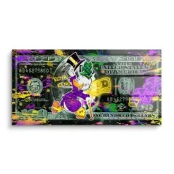 Royal King - Black Edition 15 Royal King - Black Edition -Artmind wandbild dagobert schwarzer dollar king acryl