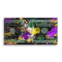 Royal King - Black Edition 16 Royal King - Black Edition -Artmind wandbild dagobert schwarzer dollar king leinwand