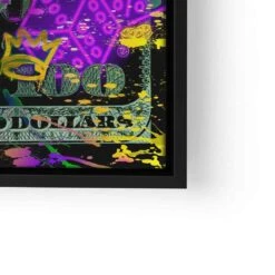 Royal King - Black Edition 25 Royal King - Black Edition -Artmind wandbild dagobert schwarzer dollar king lwrs