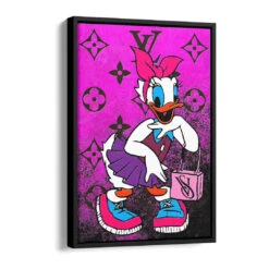 Cute Shopping 16 Cute Shopping -Artmind wandbild daisy shopping kunstwerk artmind schattenfugenrahmen