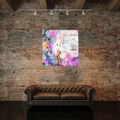 Party Time -Artmind wandbild dancing marilyn colorful von artmind 10