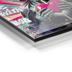 May The Love 19 May The Love -Artmind wandbild darth vader pop art kunstwerk love detail acryl