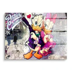 Crime Partners 15 Crime Partners -Artmind wandbild donald daisy crime partner retro artwork acryl