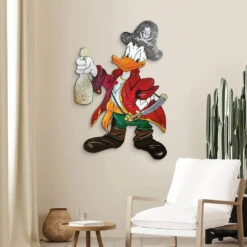Drink For Pirate 11 Drink For Pirate -Artmind wandbild donald duck pirat champagner artmind 1