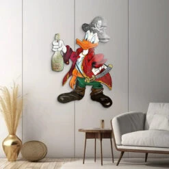 Drink For Pirate 12 Drink For Pirate -Artmind wandbild donald duck pirat champagner artmind 5