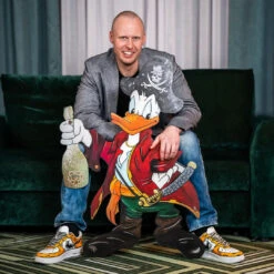 Drink For Pirate 10 Drink For Pirate -Artmind wandbild donald pirat champagner artmind