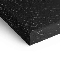 Better Off Without 21 Better Off Without -Artmind wandbild dot painting mond detail leinwand