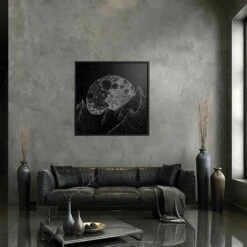 Better Off Without 19 Better Off Without -Artmind wandbild dot painting mond 11