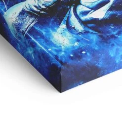 Blue Power 23 Blue Power -Artmind wandbild dragonball blau detail leinwand