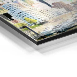 Düsseldorf - Day 19 Düsseldorf - Day -Artmind wandbild duesseldorf day kunst kaufen bei artmind detail acryl