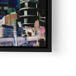 Düsseldorf - Night -Artmind wandbild duesseldorf night kunst kaufen bei artmind lwrs