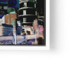 Düsseldorf - Night -Artmind wandbild duesseldorf night kunst kaufen bei artmind lwrw