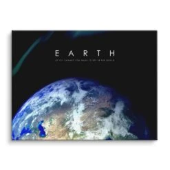 Be The Change 16 Be The Change -Artmind wandbild earth leinwand