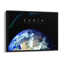 Be The Change 17 Be The Change -Artmind wandbild earth schattenfugenrahmen