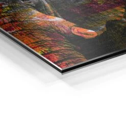 Powerful Elephant 22 Powerful Elephant -Artmind wandbild elefant detail brushed