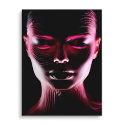 Light Fire Face III 15 Light Fire Face III -Artmind wandbild face on light fire drei kunst kaufen bei artmind leinwand