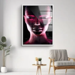 Light Fire Face III 17 Light Fire Face III -Artmind wandbild face on light fire drei kunst kaufen bei artmind 17