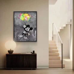 Balloon Power 19 Balloon Power -Artmind wandbild fliegende micky maus luftballons bunt artwork artmind 7