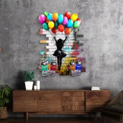 Take Off 12 Take Off -Artmind wandbild flying girl luftballon artmind 1