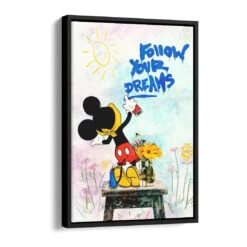 Dreams To 16 Dreams To -Artmind wandbild follow kunst kaufen bei artmind schattenfugenrahmen