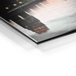 Frankfurt 19 Frankfurt -Artmind wandbild frankfurt skyline artmind leinwand bild detail brushed