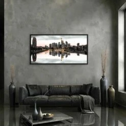 Frankfurt 18 Frankfurt -Artmind wandbild frankfurt skyline artmind leinwand bild 13