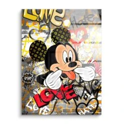 Cheerful 16 Cheerful -Artmind wandbild freche micky maus acryl