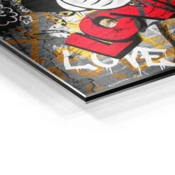 Cheerful 23 Cheerful -Artmind wandbild freche micky maus detail brushed