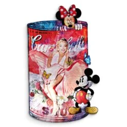 Artmind -Artmind wandbild freiform campbells soup micky mini und mariliyn monroe 5