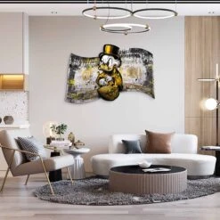 Money Hunter 9 Money Hunter -Artmind wandbild freiform dagobert auf dollar jagt 3