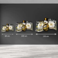 Money Hunter 11 Money Hunter -Artmind wandbild freiform dagobert auf dollar jagt 5