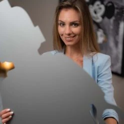 Brickman 12 Brickman -Artmind wandbild freiform legoman artwork