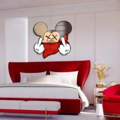 F*** What 14 F*** What -Artmind wandbild freiform micky give a fuck 4 898d64be f7df 4c1c 9117 2c87a87754c7