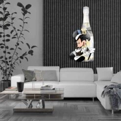 White Champagne - Sylt 10 White Champagne - Sylt -Artmind wandbild freiform micky white champanger artwork artmind 3