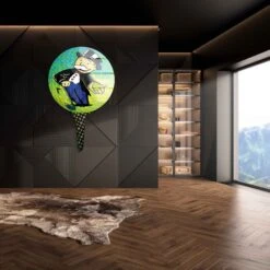 Your Turn 12 Your Turn -Artmind wandbild freiform monopoly mann spielt golf brushed 3