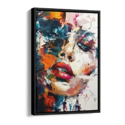 Desire 16 Desire -Artmind wandbild gesicht woman kunstwerk artmind schattenfugenrahmen