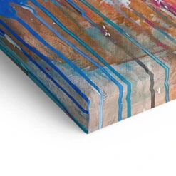 Give A Lot Get A Lot -Artmind wandbild give a lot get a lot kunst kaufen bei artmind detail leinwand