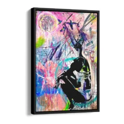 Give A Lot Get A Lot -Artmind wandbild give a lot get a lot kunst kaufen bei artmind schattenfugenrahmen