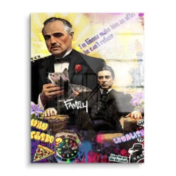 Godfather -Artmind wandbild godfather pate popart kunstwerk artmind acryl