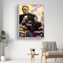 Godfather -Artmind wandbild godfather pate popart kunstwerk artmind 6
