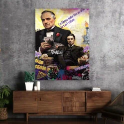Godfather -Artmind wandbild godfather pate popart kunstwerk artmind 8