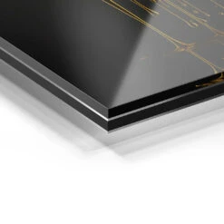 Lip Drop 19 Lip Drop -Artmind wandbild gold lip kunst kaufen bei artmind detail acryl