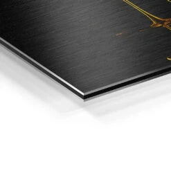 Lip Drop 20 Lip Drop -Artmind wandbild gold lip kunst kaufen bei artmind detail brushed