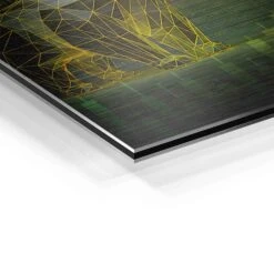 Bulle & Bär 22 Bulle & Bär -Artmind wandbild goldener bull baer dollar boerse detail brushed