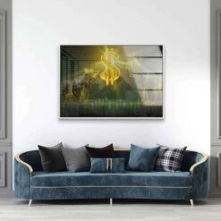 Bulle & Bär 20 Bulle & Bär -Artmind wandbild goldener bull baer dollar boerse 20