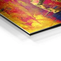 Goldener Stier 23 Goldener Stier -Artmind wandbild goldener stier detail brushed