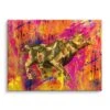 Goldener Stier 2 Goldener Stier -Artmind wandbild goldener stier leinwand