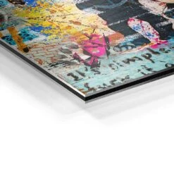 Don't Act Cool - Be It 20 Don't Act Cool - Be It -Artmind wandbild goofy mickey be cool artmind leinwand artwork detail brushed