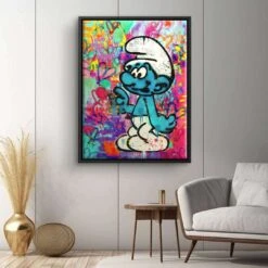 Graffiti Spray 20 Graffiti Spray -Artmind wandbild graffiti schlumpf kunst kaufen bei artmind 16