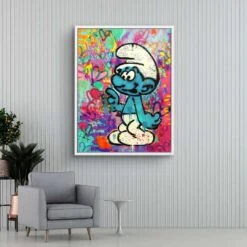 Graffiti Spray 19 Graffiti Spray -Artmind wandbild graffiti schlumpf kunst kaufen bei artmind 17